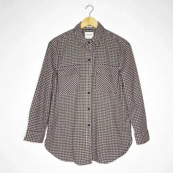 Abercrombie & Fitch Oversized Button Up Flannel Size Medium W24 - Picture 2 of 9